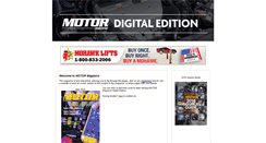 Desktop Screenshot of digital.motormagazine.com